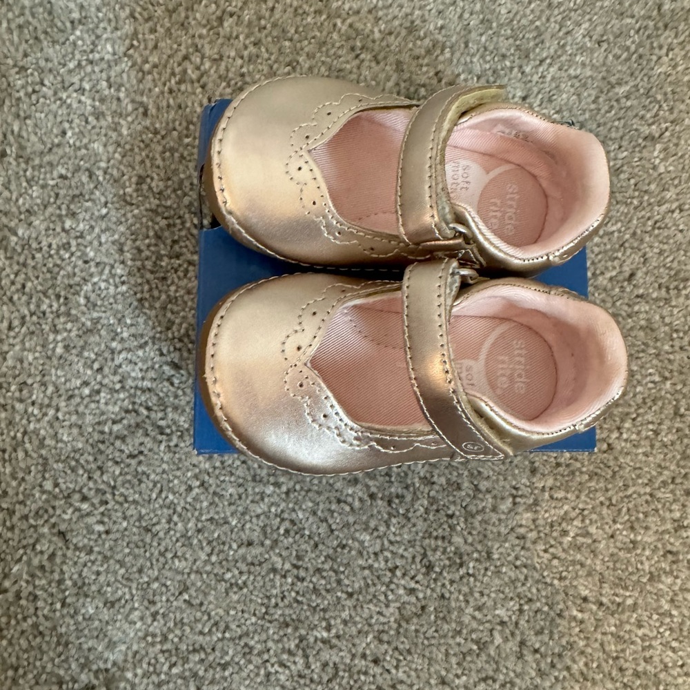 Stride Rite Ginny Champagne Mary Jane Kids Shoes